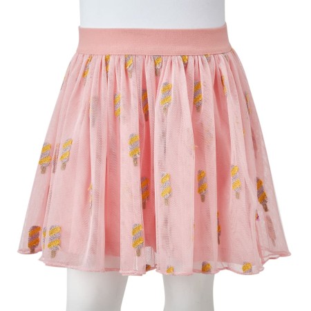 Gonna da Bambina con Tulle Rosa Chiaro 116