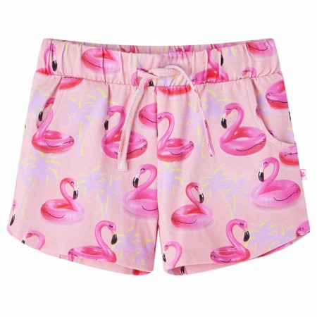 Pantaloncini Bambini Coulisse Rosa Chiaro 140