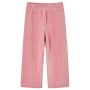 Pantaloni per Bambini in Velluto a Coste Rosa Chiaro 92