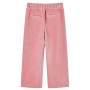 Pantaloni per Bambini in Velluto a Coste Rosa Chiaro 92