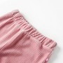 Pantaloni per Bambini in Velluto a Coste Rosa Chiaro 92