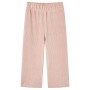 Pantaloni per Bambini in Velluto a Coste Rosa Chiaro 140