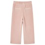 Pantaloni per Bambini in Velluto a Coste Rosa Chiaro 140