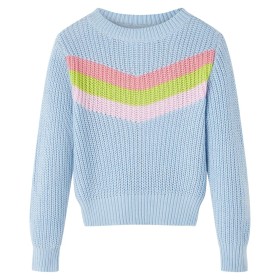 Maglione per Bambini Lavorato a Maglia Blu 104