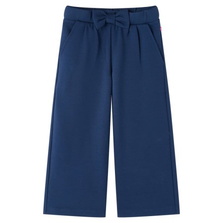 Pantaloni per Bambini a Gamba Larga Blu Marino 92