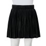 Gonna Plissettata da Bambina con Lurex Nero 104