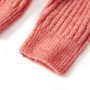 Cardigan da Bambina Lavorato a Maglia Rosa Medio 128