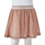 Gonna da Bambina con Brillantini Rosa Tenue 128