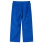 Pantaloni per Bambini in Velluto a Coste Blu Cobalto 92