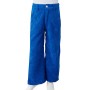 Pantaloni per Bambini in Velluto a Coste Blu Cobalto 92