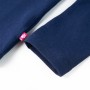 Maglietta da Bambino a Maniche Lunghe Blu Marino 128