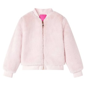 Giacca per Bambini in Pelliccia Sintetica Rosa 116