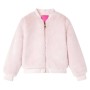 Giacca per Bambini in Pelliccia Sintetica Rosa Tenue 140