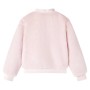 Giacca per Bambini in Pelliccia Sintetica Rosa Tenue 140