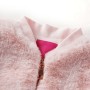 Giacca per Bambini in Pelliccia Sintetica Rosa Tenue 140