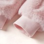 Giacca per Bambini in Pelliccia Sintetica Rosa Tenue 140