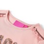 Maglietta Bambini a Maniche Lunghe Rosa Chiaro 104