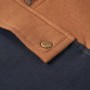 Felpa con Cappuccio e Mezza Cerniera per Bambini Antracite Cognac 104