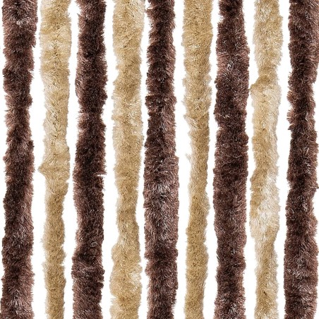 Zanzariera Beige e Marrone Chiaro 56x200cm Ciniglia