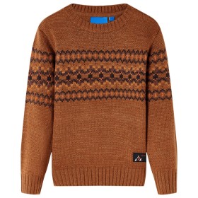 Maglione per Bambini Lavorato a Maglia Cognac 104