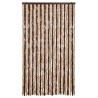 Zanzariera Beige e Marrone Chiaro 120x220 cm Ciniglia