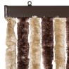 Zanzariera Beige e Marrone Chiaro 120x220 cm Ciniglia