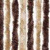 Zanzariera Beige e Marrone Chiaro 120x220 cm Ciniglia