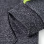 Felpa con Cappuccio e Cerniera per Bambini Grigio Mélange 92