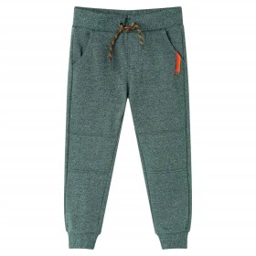 Pantaloni Tuta per Bambini Verde Scuro 128