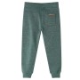 Pantaloni Tuta per Bambini Verde Scuro 128