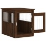 Gabbia Cani Arredamento Rovere Marrone 55x75x65cm Multistrato