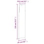 Copertura Ombrellone Giardino Nera 136x25/23,5 cm 420D Oxford