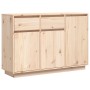 Credenza 110x34x75 cm in Legno Massello di Pino