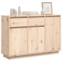 Credenza 110x34x75 cm in Legno Massello di Pino