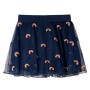 Gonna da Bambina con Tulle Blu Marino 128