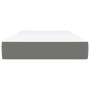 Materasso a Molle Insacchettate Grigio Scuro 80x200x20 cm