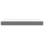 Materasso a Molle Insacchettate Grigio Scuro 80x200x20 cm