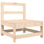 Set Salotto da Giardino 3 pz in Legno Massello di Pino