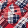 Camicia a Quadri da Bambino Rossa e Blu Marino 104