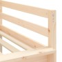 Letto a Soppalco con Tunnel Bambini Rosa 80x200cm Massello Pino