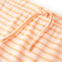 Gonna Dritta da Bambina a Righe Arancione Fluorescente 128