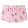 Pantaloncini per Bambini con Coulisse Rosa Chiaro 92