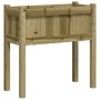 Fioriera Giardino con Gambe 70x31x70 cm Legno Pino Impregnato