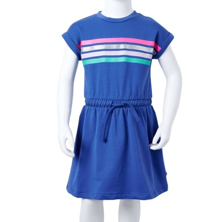 Abito per Bambini con Coulisse Blu Cobalto 140