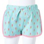 Pantaloncini per Bambini con Coulisse Menta Chiaro 128