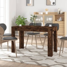 Tavolo da Pranzo Rovere Fumo 120x60x76 cm Legno Multistrato