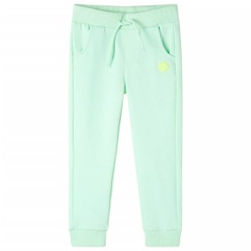 Pantaloni Tuta per Bambini Verde Brillante 140