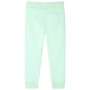 Pantaloni Tuta per Bambini Verde Brillante 116