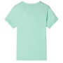 Maglietta da Bambino Maniche Corte Verde Chiaro 104