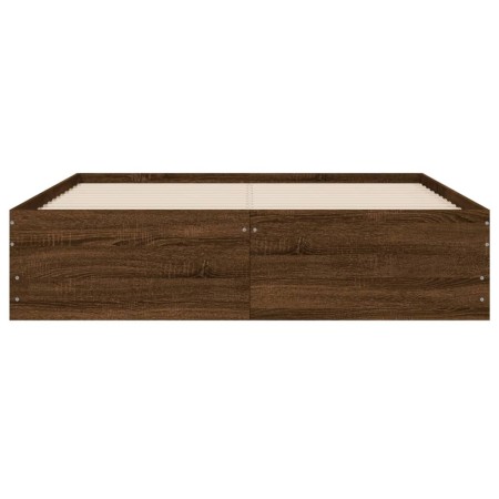 Giroletto Cassetti Rovere Marrone 120x190 cm Legno Multistrato